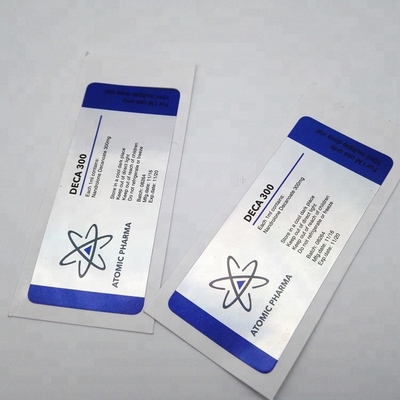 Голографический ПЭТ 10мл 20мл флакон Этикетки для флаконов