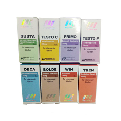 Коробки флакона 10мл флакона 10мл проштампованные голографическим логотипом