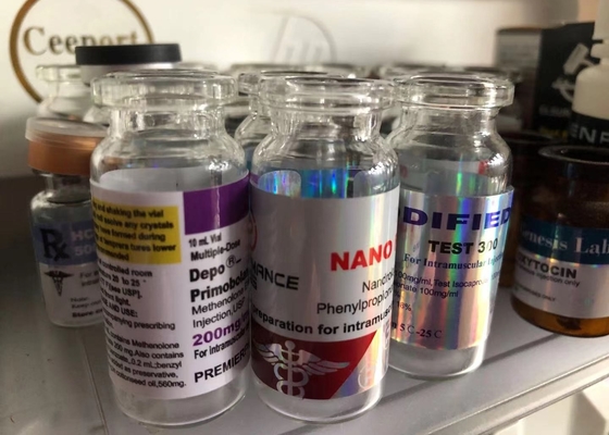 ПЭТ голограмма энантат тест 10 мл флакон этикетки